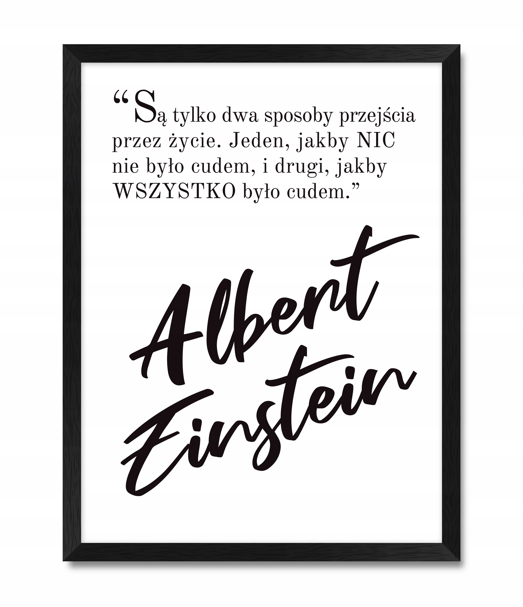 

Piękny obraz na prezent ścianę Albert Einstein A3