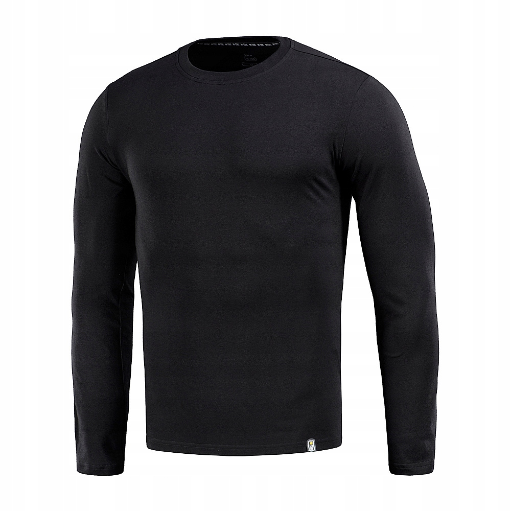 Koszulka Taktyczna z Długim Rękawem Męska Bawełna M-Tac 93/7 Black XL