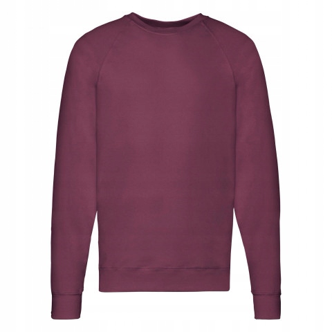 

Bluza męs Lekka RaglanSweat FruitLoom Burgund XXL