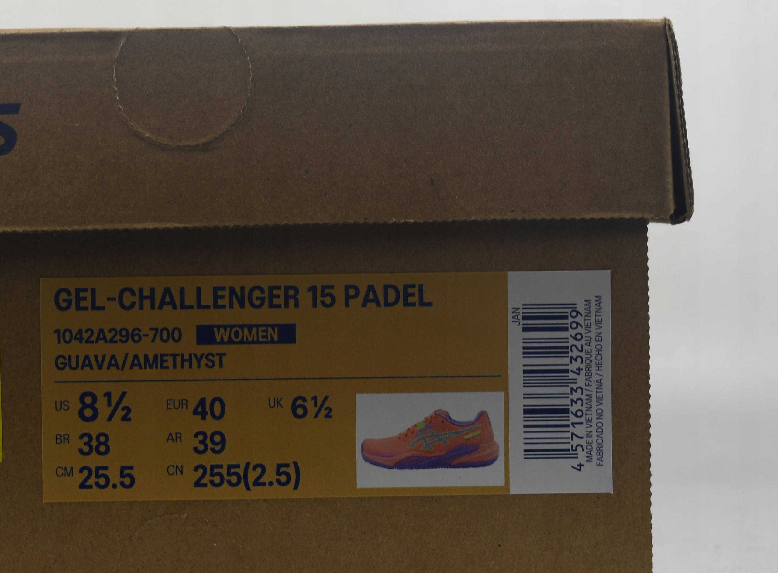 Жіночі Черевики Asics Gel-Challenger 15 Padel Size. 40