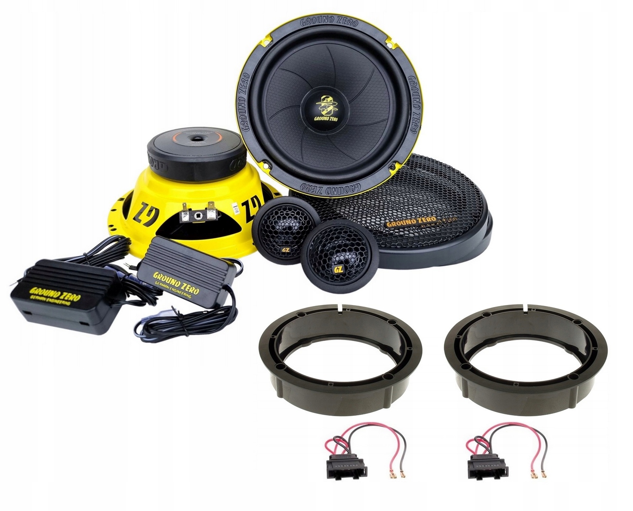 Reproduktory 165 mm Vw Golf 4 IV 5 Polo Passat B3 Bora Ground Zero Gzic 165.2SPL