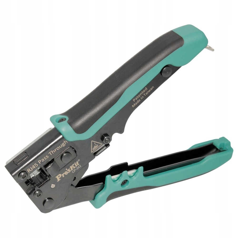 Zaciskarka zaciskacz wtyków RJ45 przelotowych kat. 5 CP-342 Proskit