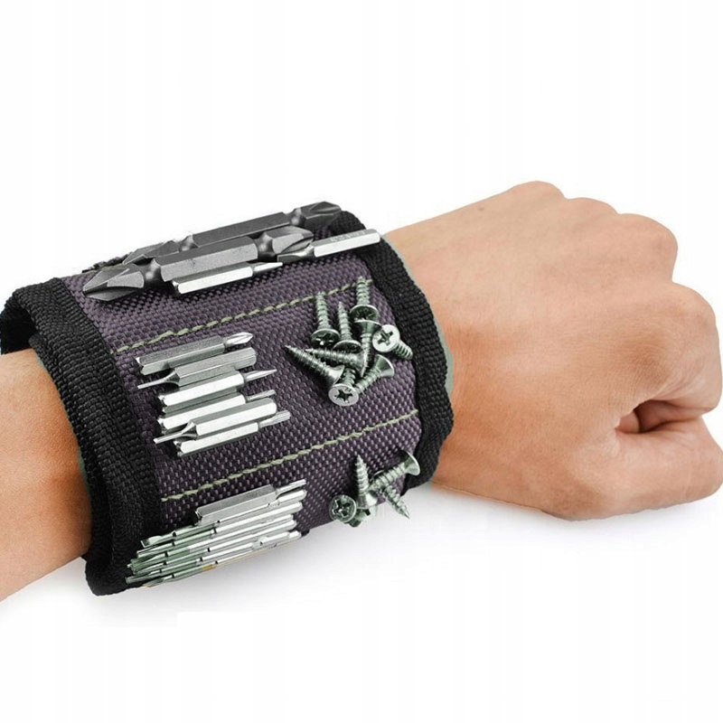 Opaska magnetyczna na rękę nadgarstek MOCNY magnes