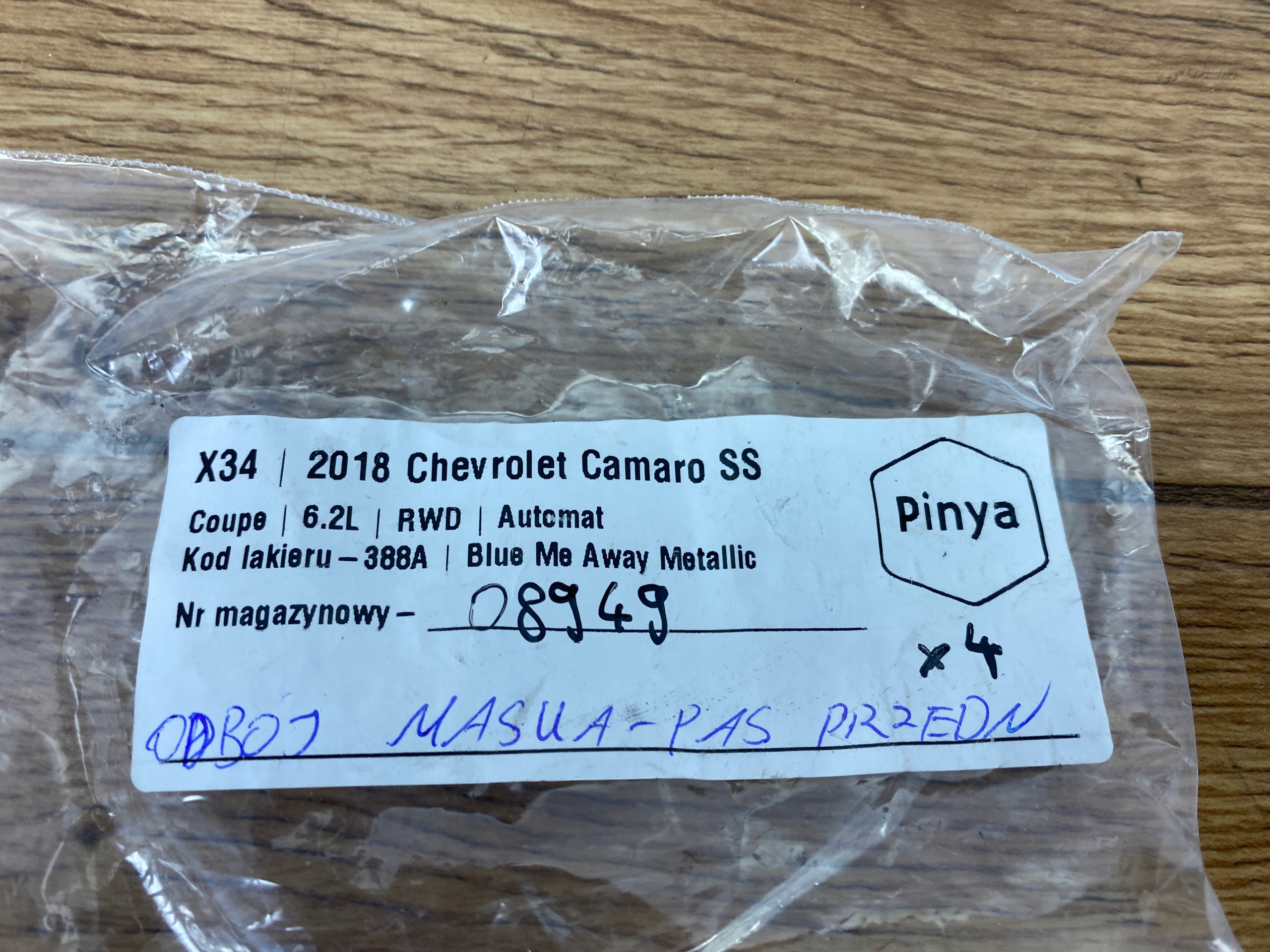 tip bonnets Chevrolet Camaro 2016+ USA