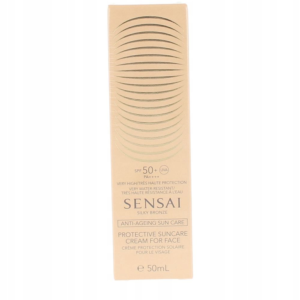 Hedvábný Bronz ochranný krém na obličej s SPF50+ 50 ml