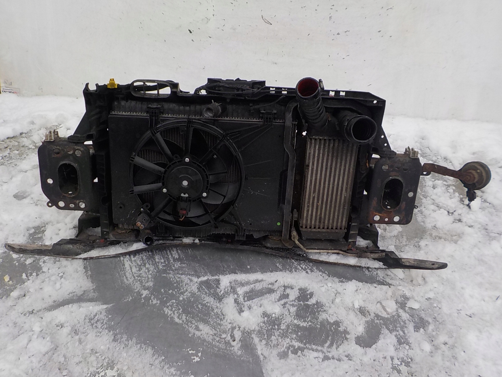 163 FORD FIESTA MK7 1.6 TDCI support panel for radiators sider radiator