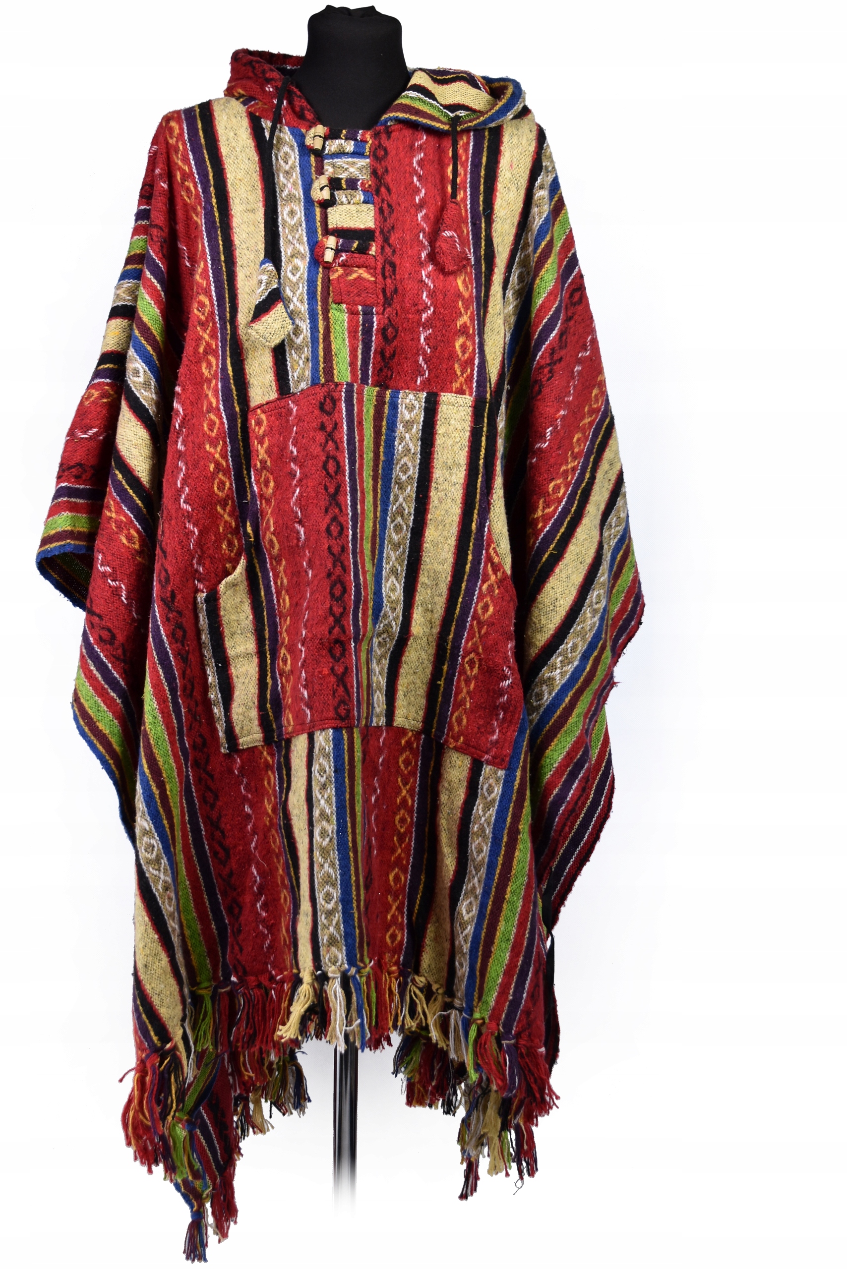 Tradiční nepálské Pončo gheri hrubá bavlna