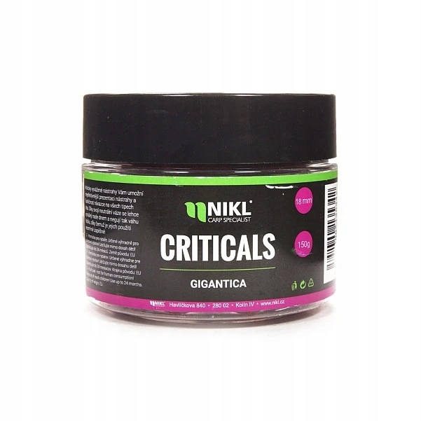 3x Nástraha Proteinové kuličky Gigantica 24 mm 150 g Karel Nikl