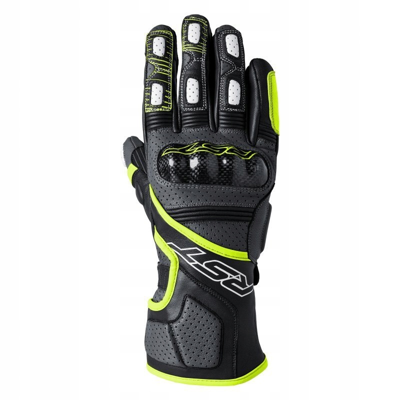 Motocyklové Rukavice Rst Fulcrum Grey Fluo Yellow Black S
