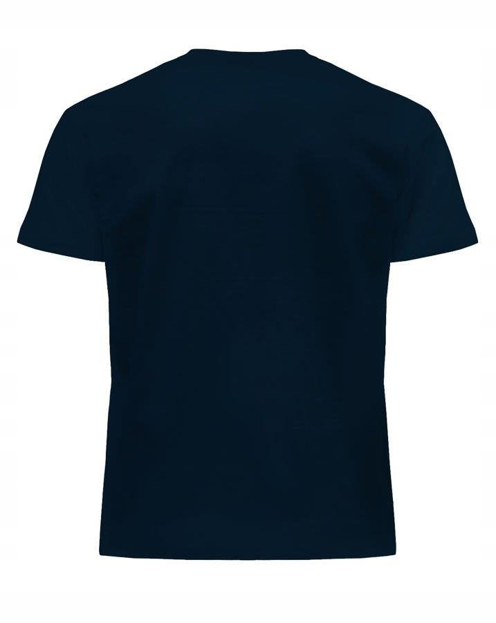 MŁODZIEŻOWY tshirt KOSZULKA bawełna granat L Rozmiar L
