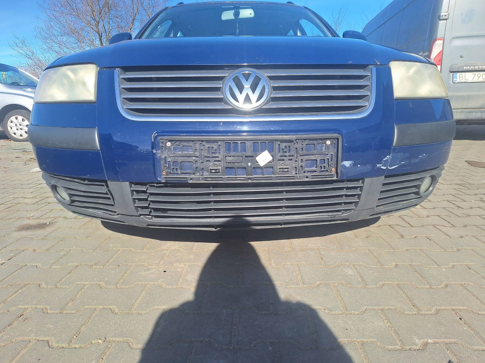 complete front VOLKSWAGEN PASSAT B5 FL LA5E bonnet bumper fenders lights