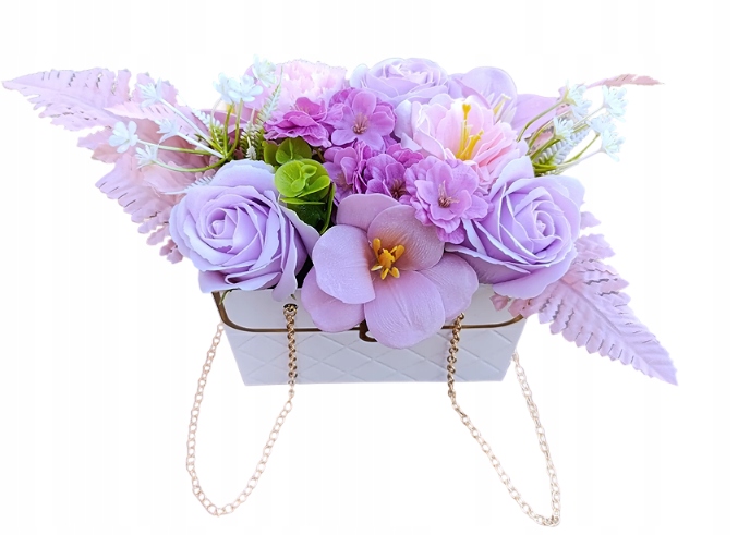 Flower Box Mýdlové Květy Kytice Jako Dárek Svátek Matek Valentýna Věnování
