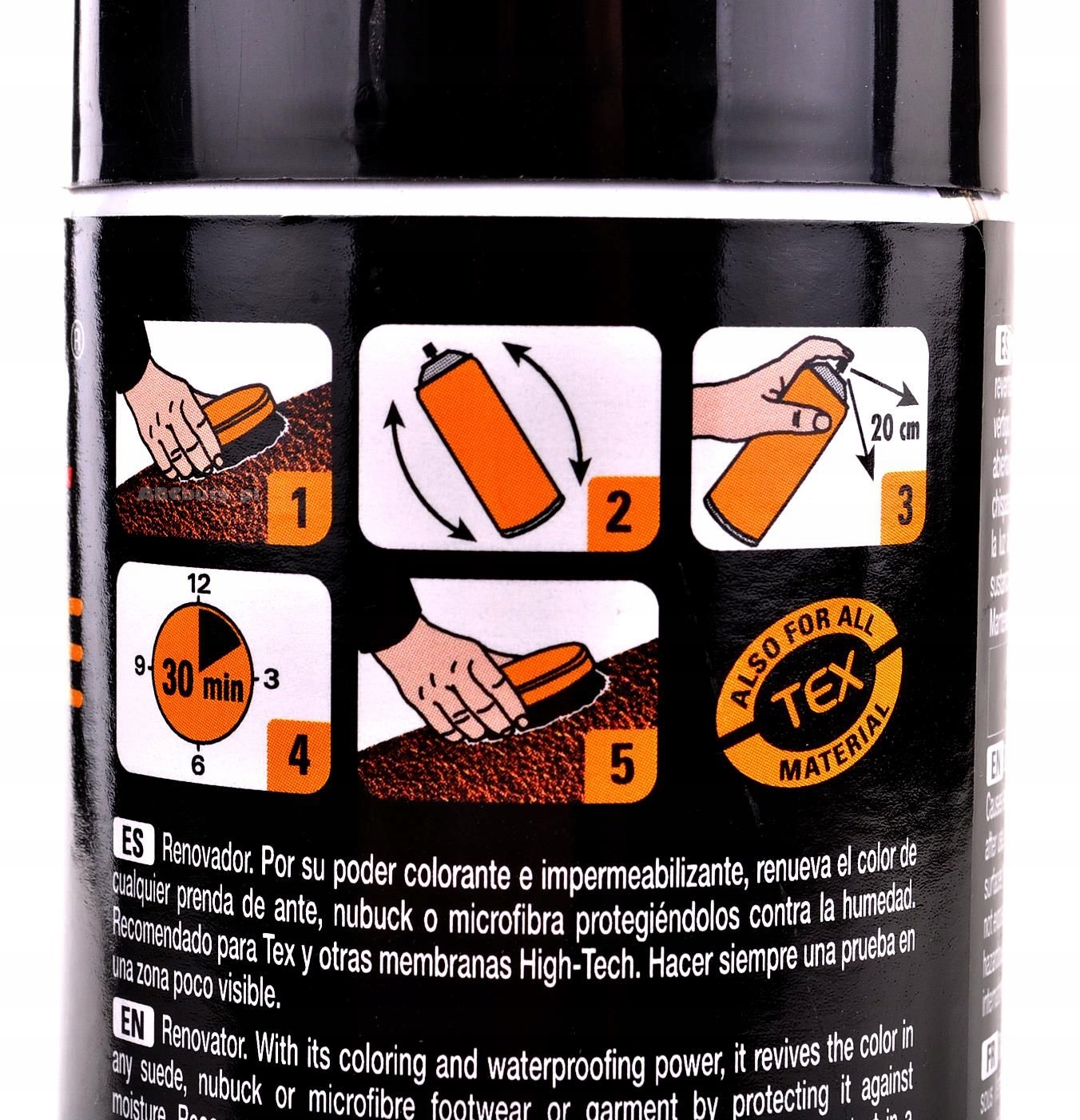 11 WIŚNIOWY SPRAY TARRAGO DO RENOWACJI KOLORU CHOLEWKI OBUWIA ZAMSZU NUBUKU Kod producenta SPRAY TARRAGO NUBUCK SUEDE RENOVATOR 250 ML