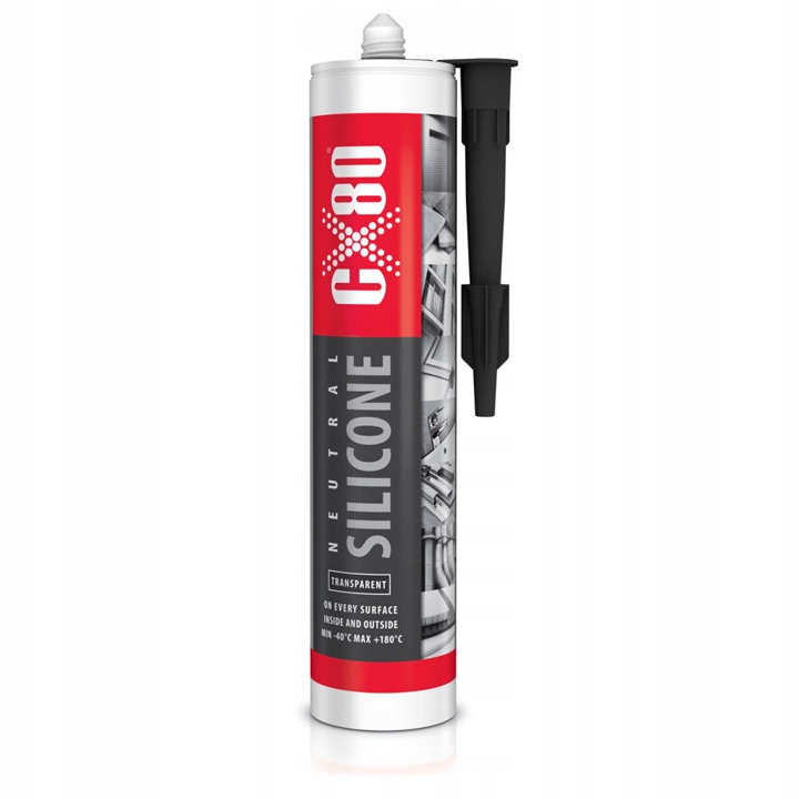 

CX80 Silikon Budowlany Neutralny Bezbarwny 310ml