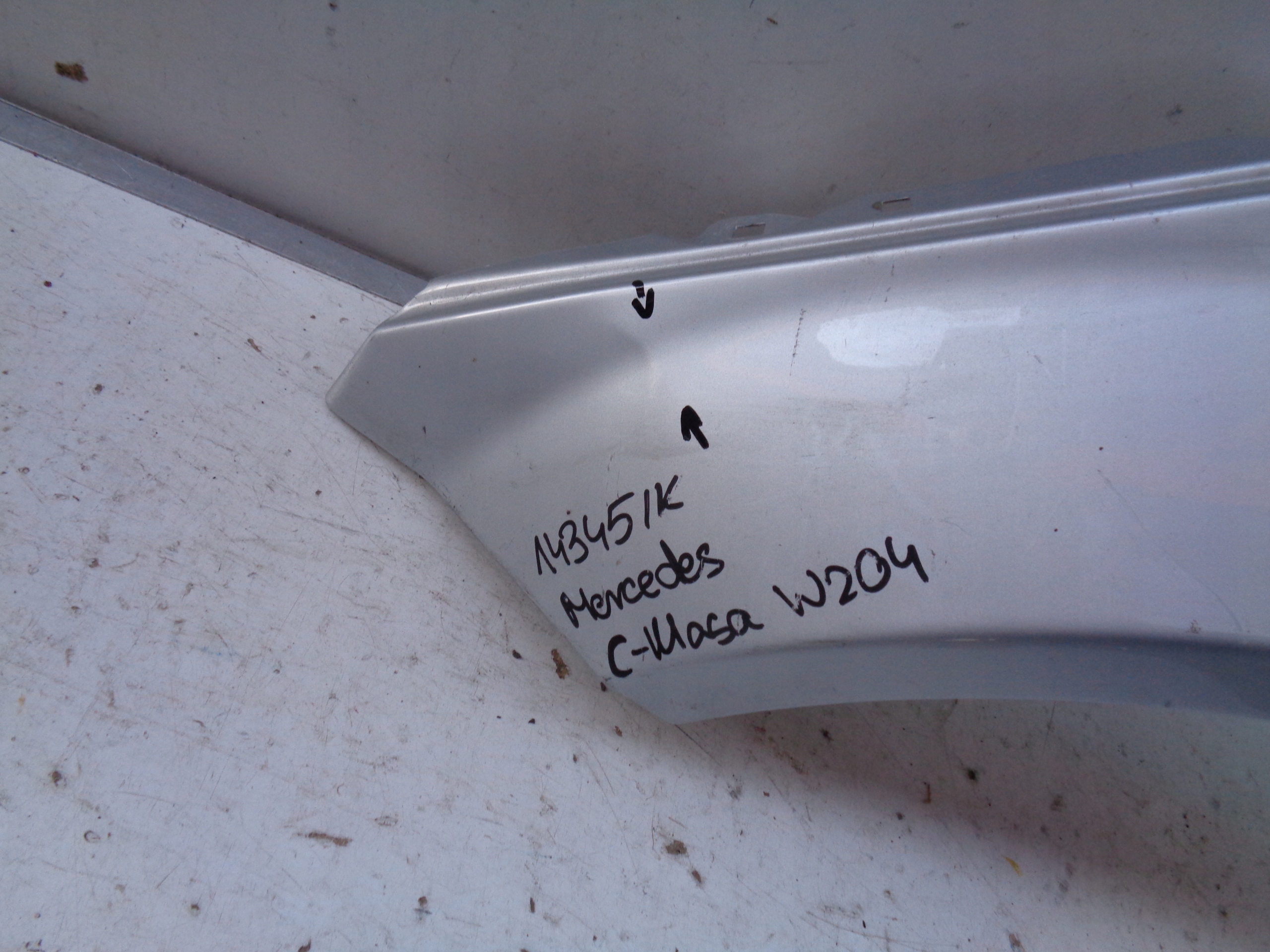fender left front MERCEDES C-KLASA W204 07- NR 14345