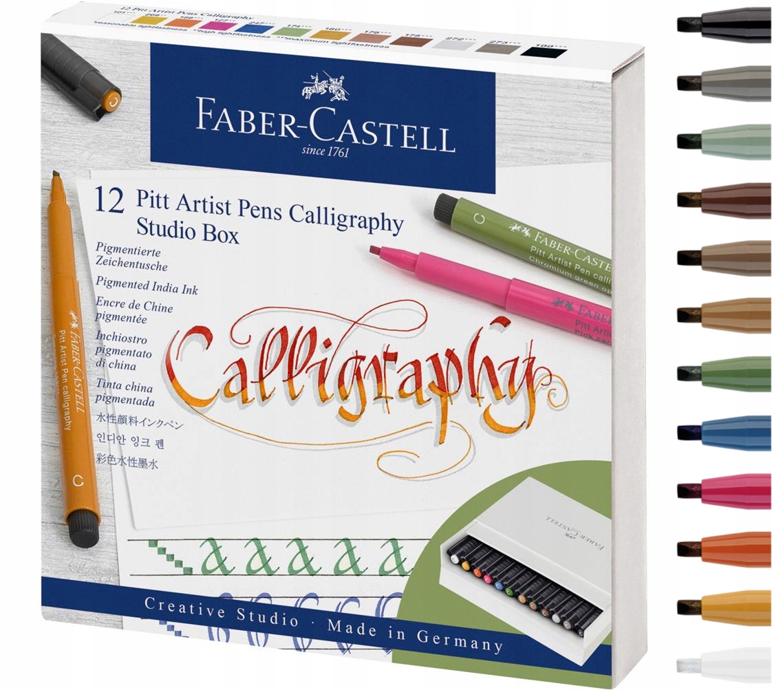 Pitt Artist Pen Faber-Castell kaligrafická sada