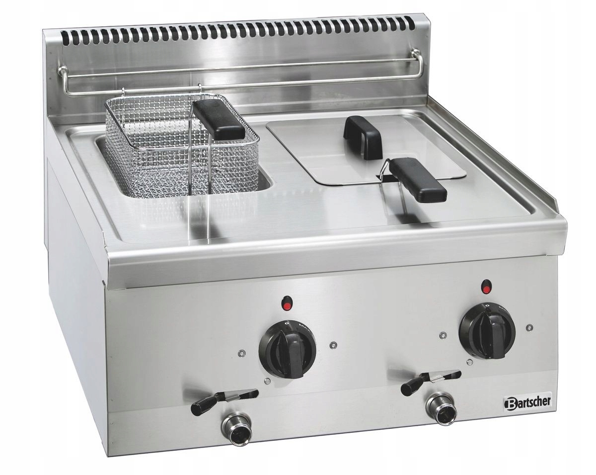 Elektrická Fritéza Bartscher Gastronomická 2x6 l Dvoukomorová ocelová