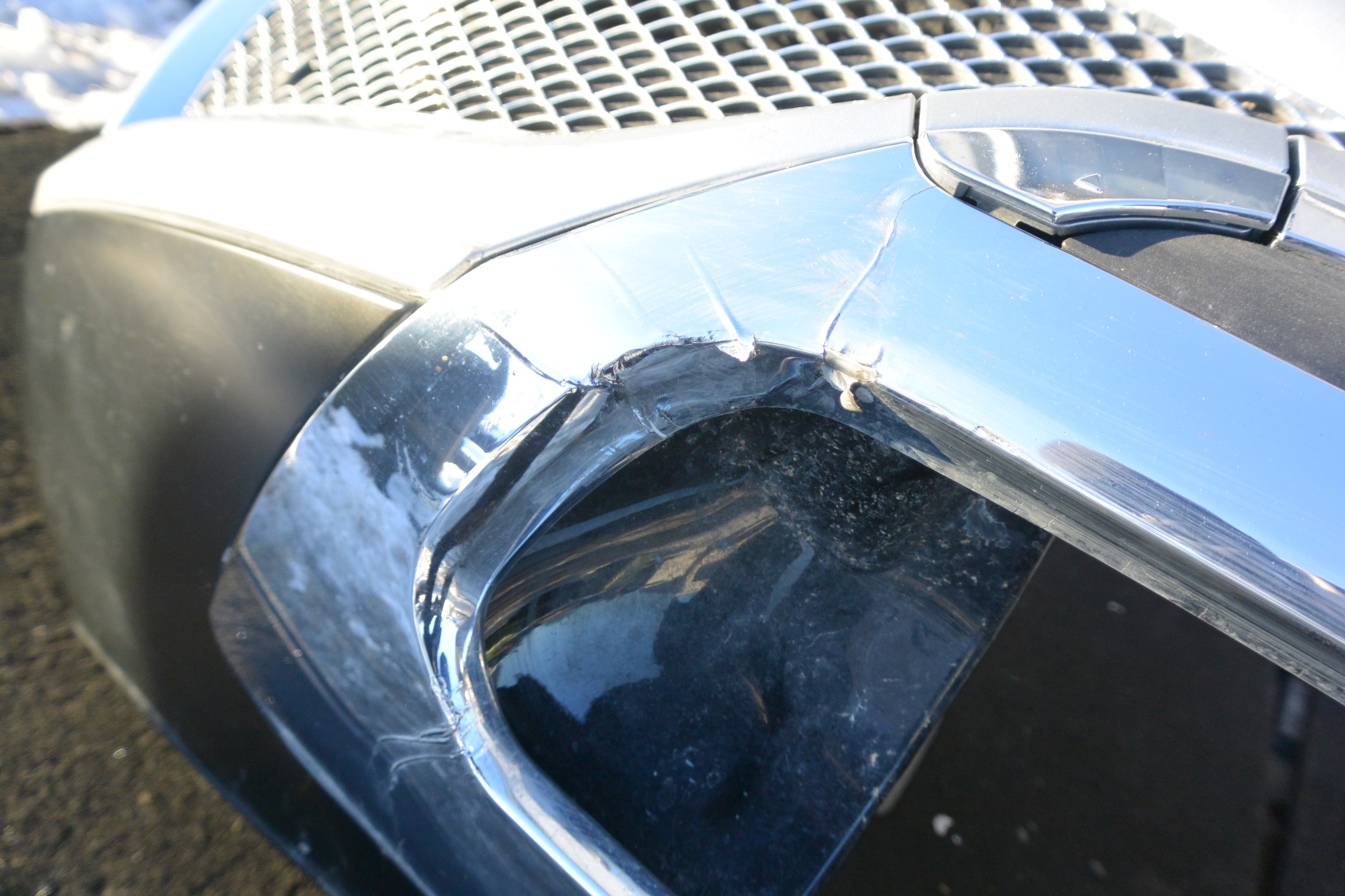 bumper front front MERCEDES GLS 600 MAYBACH 167 CHROM PDC original KPL