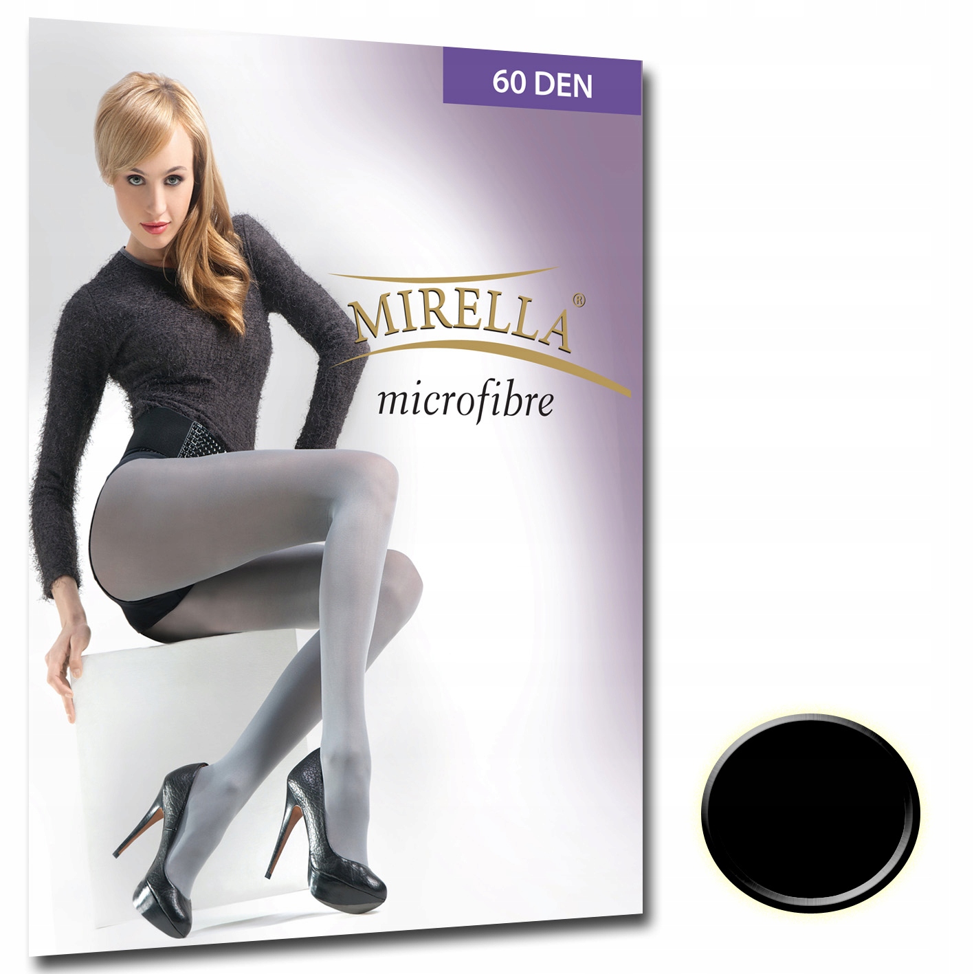 

Mirella Rajstopy microfibra 60 den 4/XL Nero