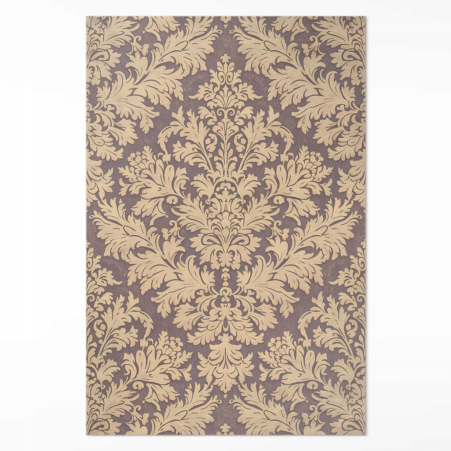 Pvc koberec do domu Bohatý rastlinný ornament elegantný vintage XXL 150 x 225 cm