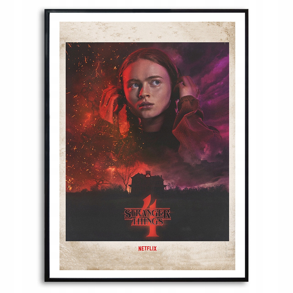 

Plakat 32x44,5 Serial Stranger Things Dużo Wzorów