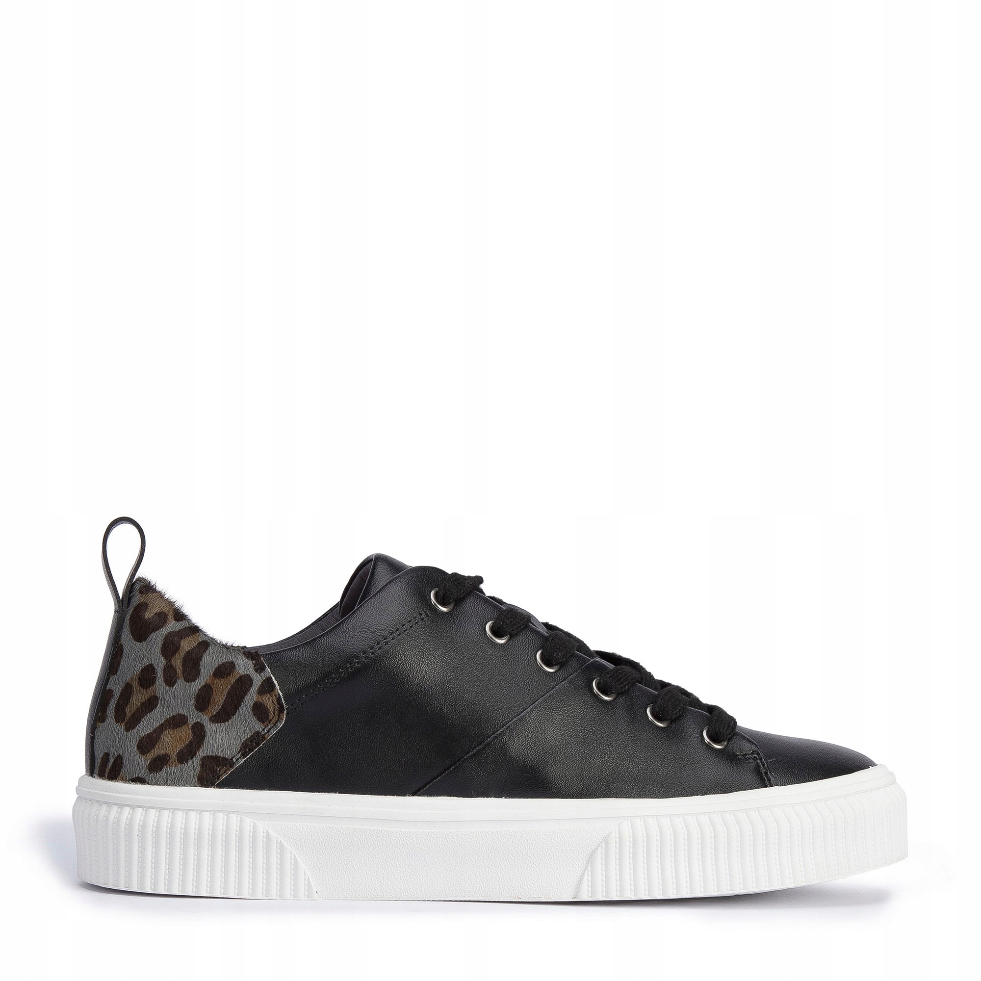 Wittchen damskie sneakersy skórzane czarne