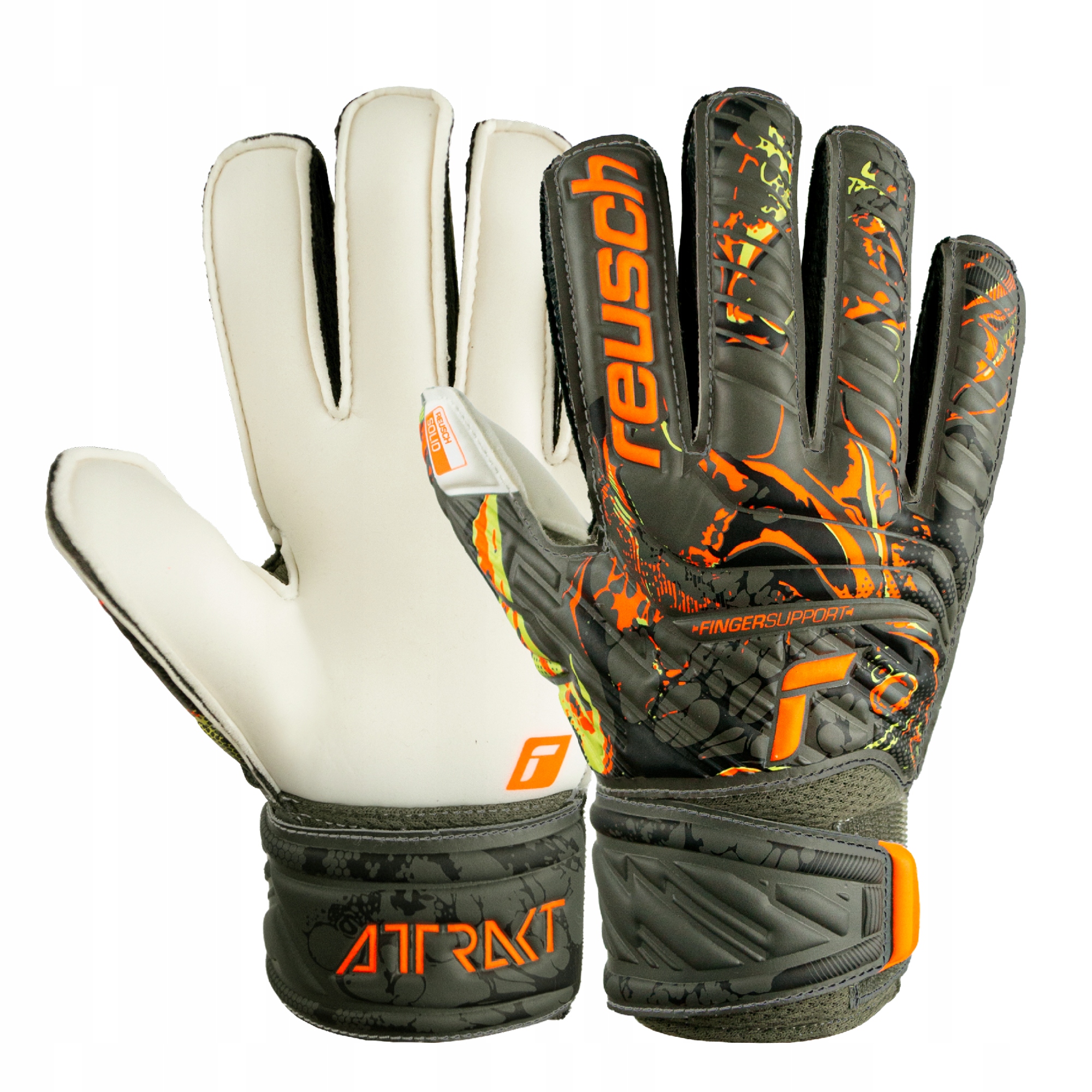 Rękawice Reusch Attrakt Solid Fs Jr #4,5