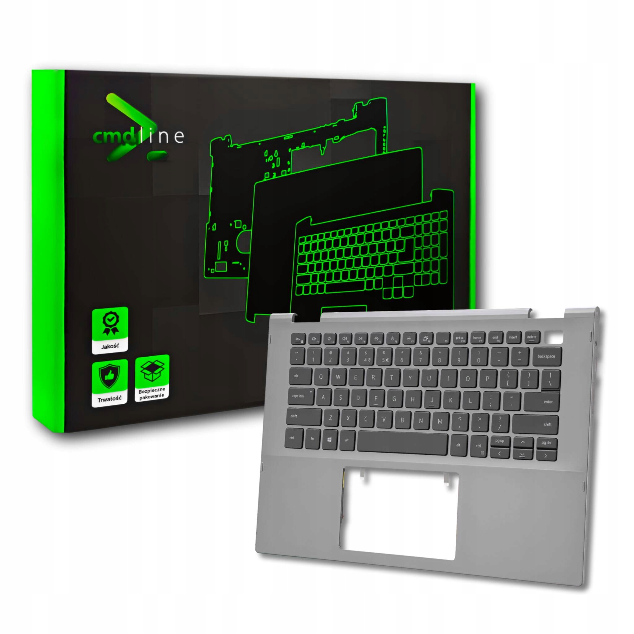 Palmrest Klawiatura Do Dell Inspiron 14 5400 5406 P126G