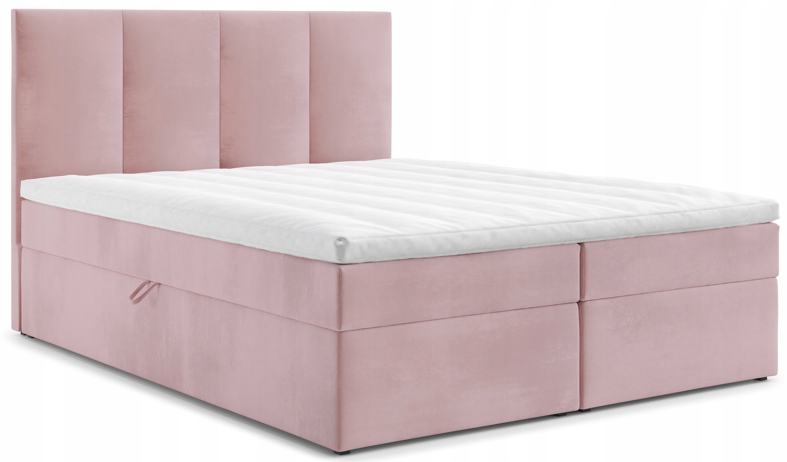 Čalouněná postel s matrací Bonel 160x200 Kontejner Vřes Topper Bonus