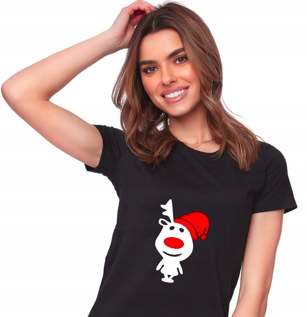 

Koszulka Z Nadrukiem Mikołaj Mikołajki roz.S