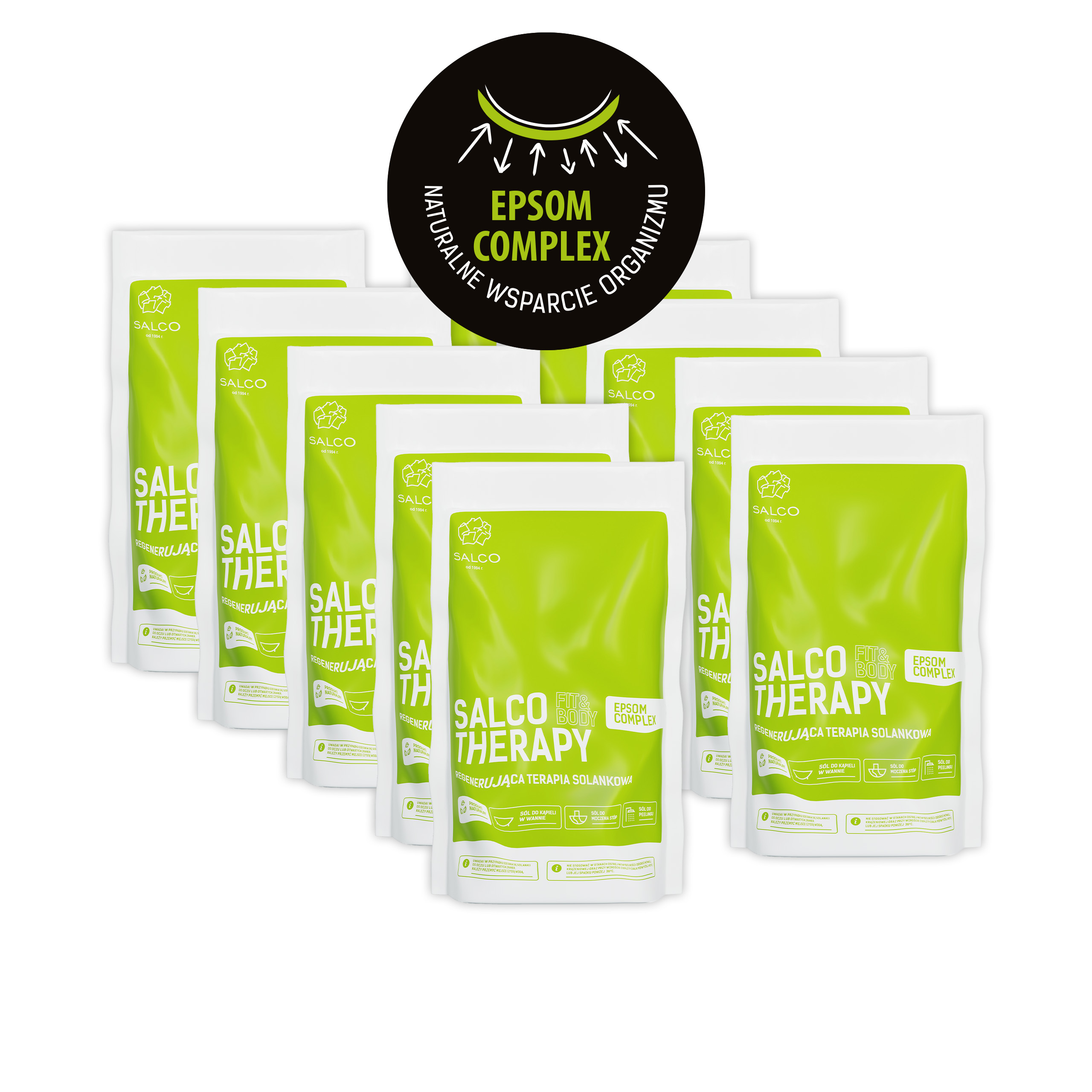 Sól Do Kąpieli bocheńska Salco Therapy Fit&body Epsom Complex