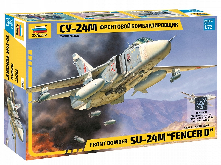 Su-24M Fencer D Zvezda 7267 měřítko 1/72