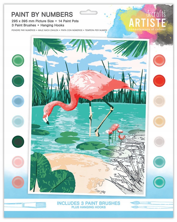 Dětská omalovánka Omalovánka Sada na malování velká Artiste Tropical