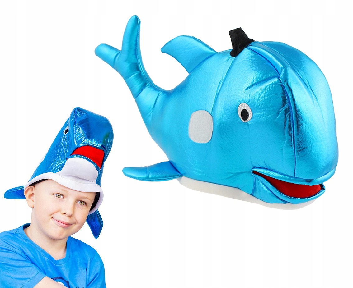 

Czapka Delfina Strój Delfina Rekina Sharka Duża