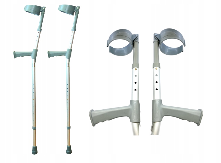 

Kule inwalidzkie z Obejmą RF-210 2 szt. Aluminiowe