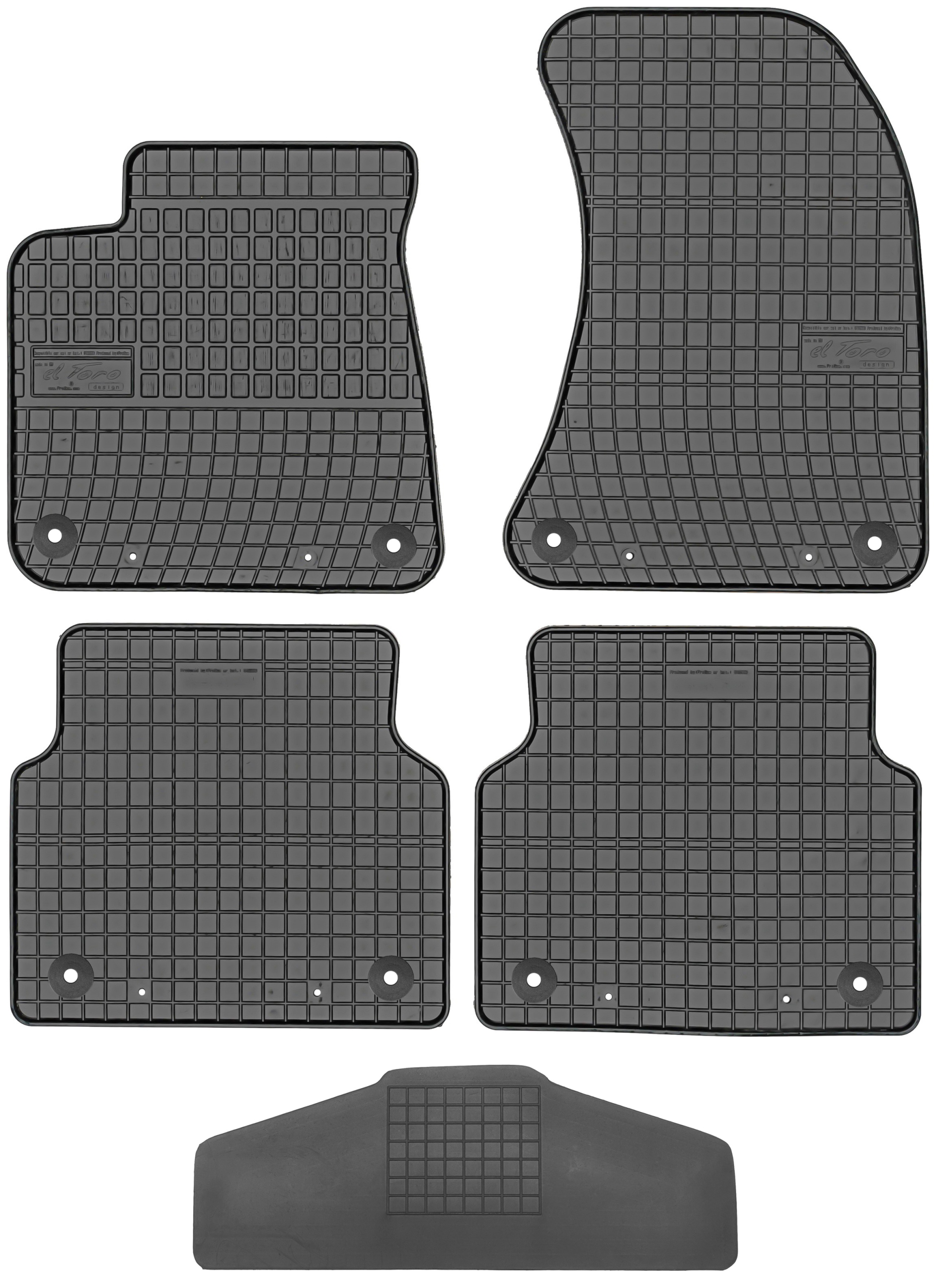 Audi A8 D4 2010-2017 Gumové rohože Frogum Kryt