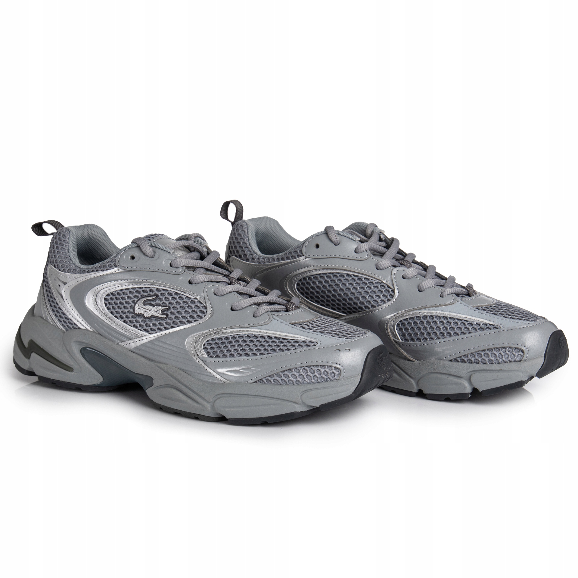 Pánské sportovní boty Lacoste Pánské sportovní boty Lacoste Šedá/Stříbrná 44