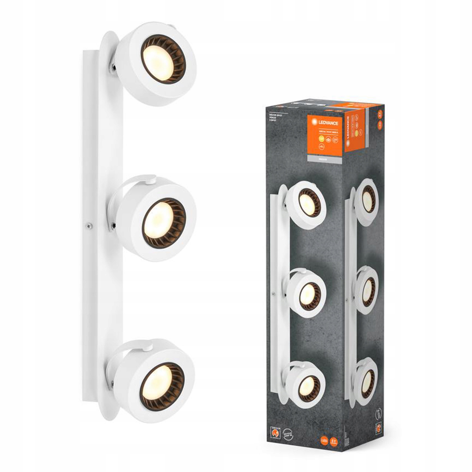 Led nástenná stropná lampa Nástenná lampa 16W 650lm Cct Spot