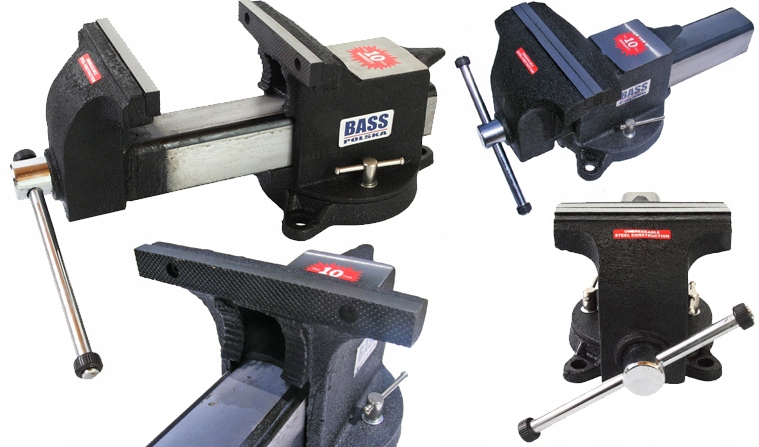 Лещата слюсарні сталеві поворотні 10 