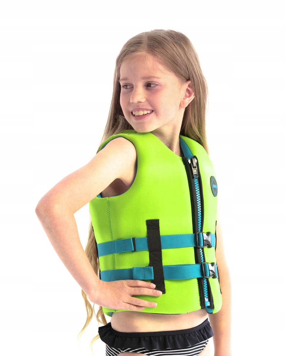 Dětská zajišťovací vesta Jobe Neoprene Life Vest Kids Green Vel.