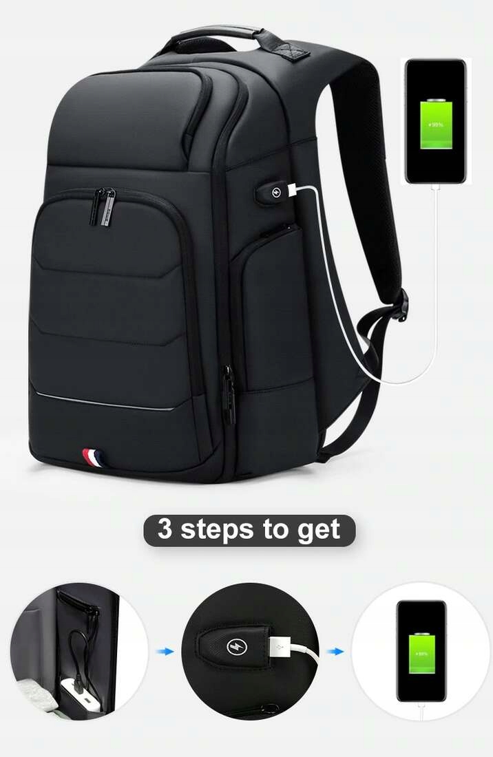 Plecak ROWE R-5076 na laptopa 15,6 16,4 z USB Marka Rowe