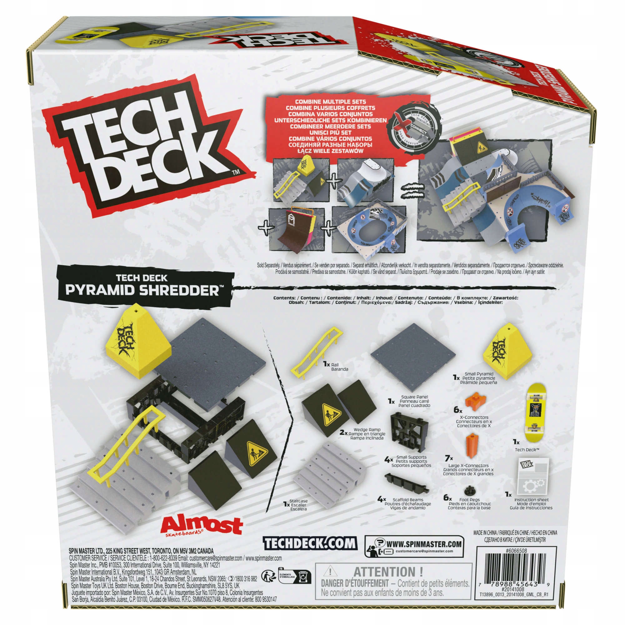 TECH DECK FINGERBOARD PYRAMID SHREDDER RAMPA RAIL Stan opakowania oryginalne