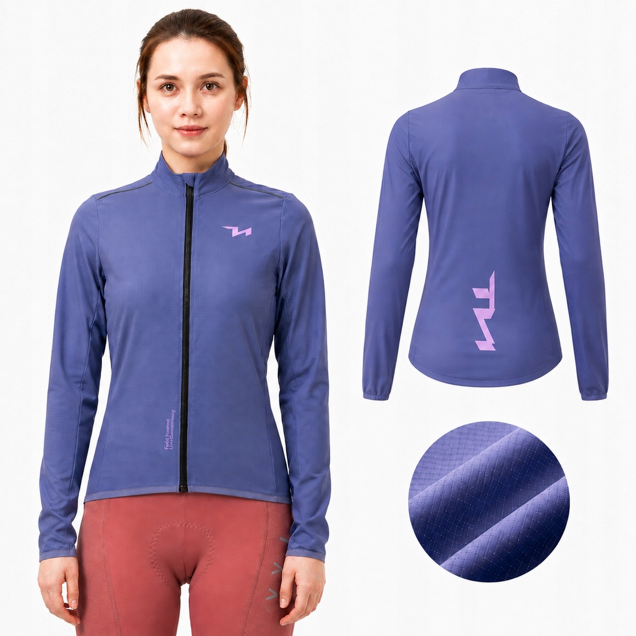 Kurtka Wiatrówka Na Rower Sportowa Damska Oddychająca Lekka L Rockbros