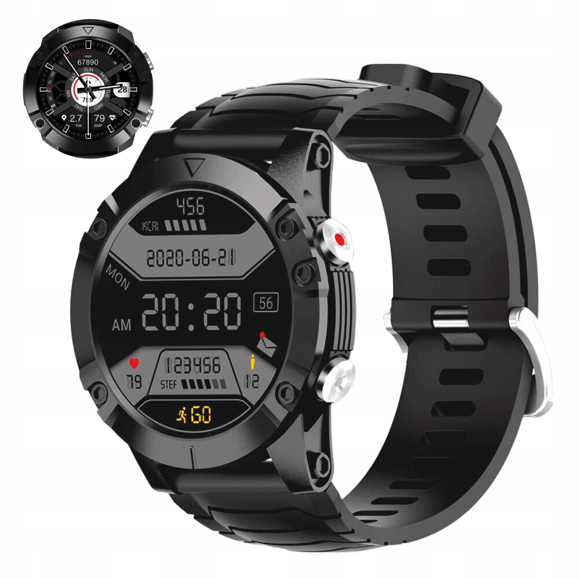 Smartwatch Kruger&Matz Activity Black Gps Krüger&Matz