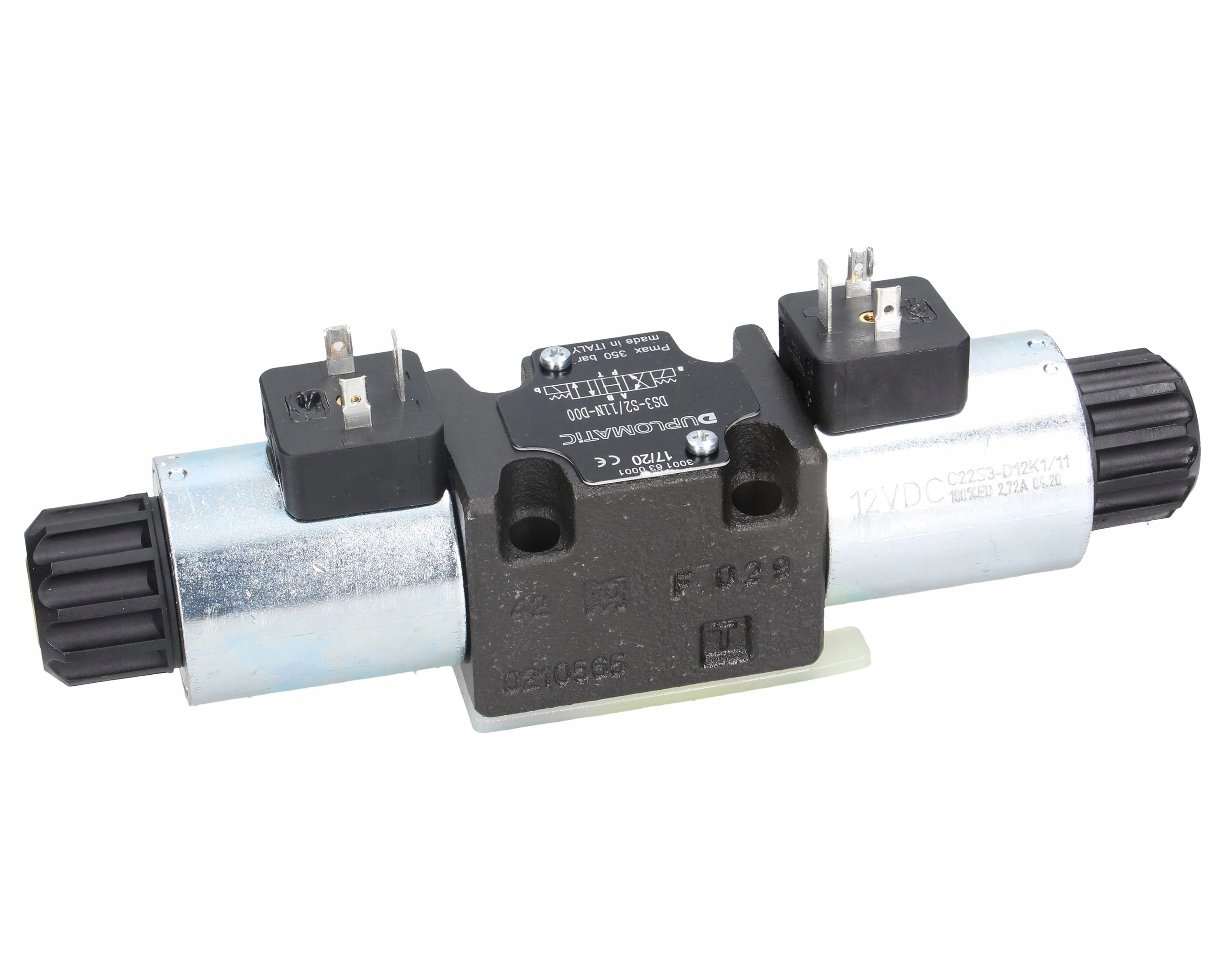 Rozdělovač DS3-S2/11N-D12 12V DC Heavy 350 bar. 100 l/min Duplomatic