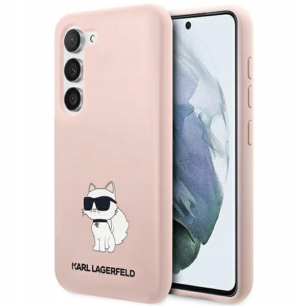 Karl Lagerfeld KLHCS23SSNCHBCP S23 S911 hardcase růžový/pink Silicone Choup