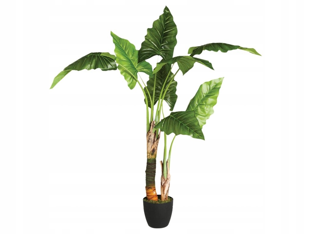 Umelá rastlina v kvetináči Banana, 132 cm