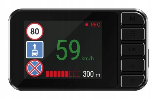 Kamera Samochodowa Navitel R385 GPS + karta pamięci Samsung Evo Plus 64 Gb Model R385 GPS