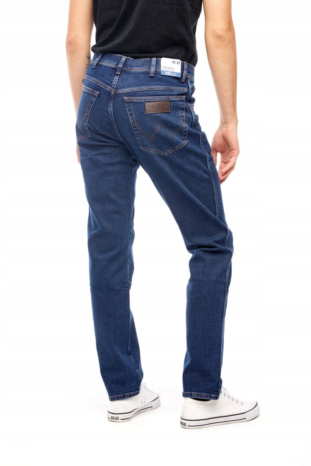 Pánské zúžené džíny Wrangler Texas Slim Fuzzy Rock W12SC3216 32/32