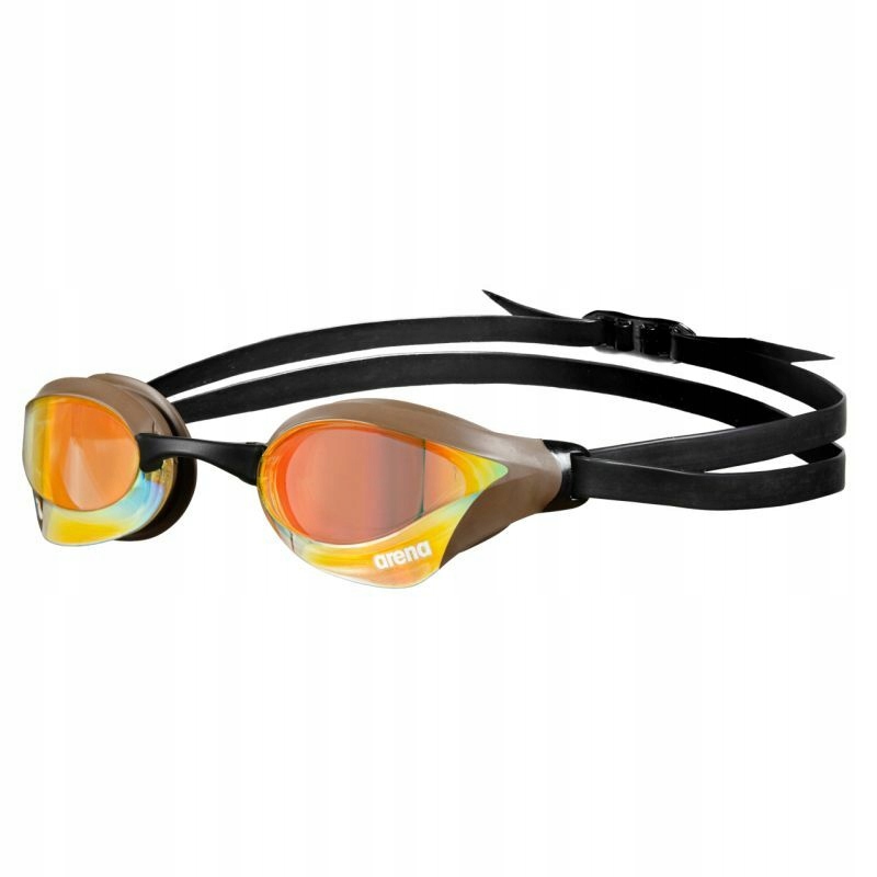 Plavecké brýle Arena Cobra Core Mirror Swipe Yellow Cooper Choco